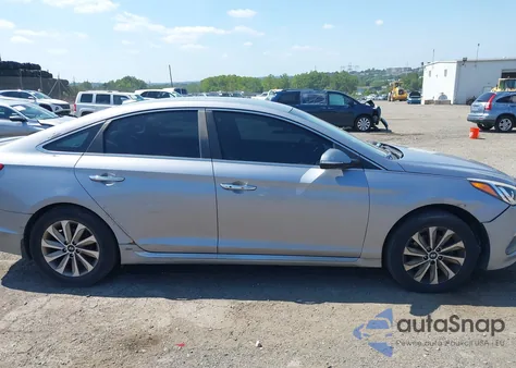2015 Hyundai Sonata Sport из США, поврежденный, VIN 5NPE34AFXFH139510